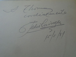 D203335  Signature -Autograph  -  Pedro Lavirgen - Spanish Tenor  And Yevgeny Nesterenko Bass (2 Photos) - OPERA  MUSIC - Sänger Und Musiker