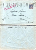 Algérie - Lettre - Obl Alger R.P. 1947 - Pour Paris - Sonstige & Ohne Zuordnung