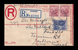 BARBADOS Nice Registered Cover To England - Barbades (...-1966)
