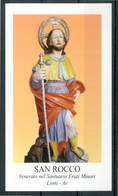 SANTINO - San Rocco - Santino Con Preghiera. - Images Religieuses
