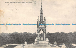 R104085 Albert Memorial. Hyde Park. London. Valentines Series. 1904 - Sonstige & Ohne Zuordnung