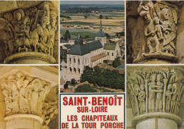 Saint Benoit Sur Loire Les Chapiteaux De La Tour Porche Vue Aérienne - Andere & Zonder Classificatie