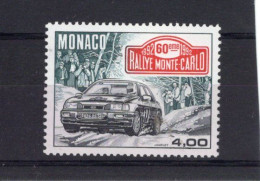 Rallye Monte-Carlo 1992 - Ford Sapphire Cosworth - Monaco Timbre Neuf/Mint/MNH - Automobilismo