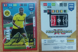 AC - 348 MANUEL AKANJI  BVB BORUSSIA DORTMUND  POWER UP DEFENSIVE ROCK  PANINI FIFA 365 2020 ADRENALYN TRADING CARD - Trading-Karten