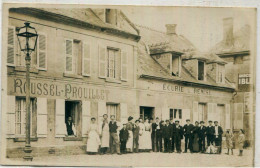 60 - Ribécourt / Tricot ? : CP-Photo - Maison ROUSSEL - PROUILLET - Ribecourt Dreslincourt