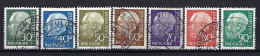 BUND Komplettsatz Mi-Nr. 259 - 265 Heuss Gestempelt - Siehe Bild - Used Stamps