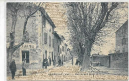 D 83. GAREOULT. .  BOULEVARD ROQUEBRUNE.  CARTE ECRITE - Andere & Zonder Classificatie