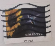 VEREINIGTE STAATEN ETATS UNIS USA 2024 GARDEN DELIGHTS USED ON PAPER SN 5845 - Used Stamps
