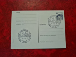 Lettre ALLEMAGNE 1982 CARTE BAD WIMPFEN AM NECKAR ABTEY - Sonstige & Ohne Zuordnung