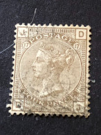 GREAT BRITAIN  SG 160  4d Grey Brown, Plate 17   CV £80 - Oblitérés