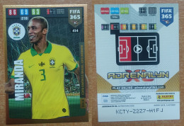 AC - 414 MIRANDA  BRASIL  GOLD COPA AMERICA BRASIL 2019 WINNER  PANINI FIFA 365 2020 ADRENALYN TRADING CARD - Tarjetas