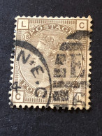 GREAT BRITAIN  SG 160  4d Grey Brown, Plate 18   CV £75 - Used Stamps