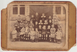 Photographie De Classe école De Bissey La Pierre Côte D'Or 1883 - Personas Anónimos