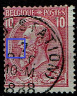 46  Obl  Nuée De Points Blancs Devant Nez - 1869-1883 Leopold II