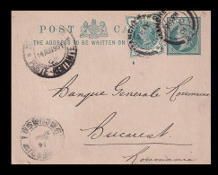 MANCHESTER 1901. Nice Card To Romania - Otros & Sin Clasificación