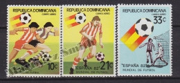 Dominican Republic 1982 Yvert A 400-02, Spain '82 - World Football Cup - Air Mail - MNH - Dominicaanse Republiek