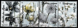 FRANCIA 2023 - YV 5652/55 - Fleurs Des Montagnes - Cachet Rond - Used Stamps