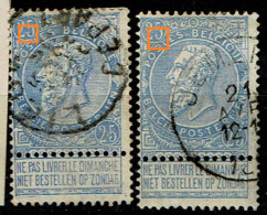 60  Obl  2 Nuances  V  Sans Boucle  40 - 1893-1900 Fijne Baard