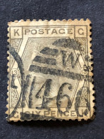 GREAT BRITAIN  SG 147  6d Grey, Plate 13   CV £90 - Used Stamps