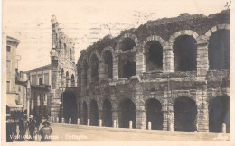 27072 " VERONA-ARENA-DETTAGLIO " ANIMATA-VERA FOTO-CART. POST. SPED.1925 - Verona