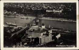CPA Mannheim In Baden, Luftbild Der Rheinbrücke - Sonstige & Ohne Zuordnung