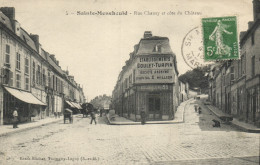 Sainte Ménehould - Rue Chanzy Et Côte Du Château "imprimerie" - Sainte-Menehould