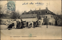 CPA Besançon Doubs, Manöver In Fort Griffon - Sonstige & Ohne Zuordnung