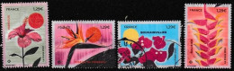 FRANCIA 2024 - YV 5750/53 - Fleurs Tropicales - Cachet Rond - Gebraucht