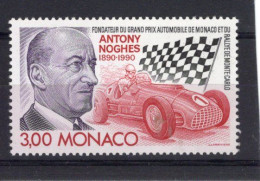 Antony Nogues  (1890-1990)  - Fondateur Du Grand Prix - Monaco Timbre Neuf/Mint/MNH - Automovilismo