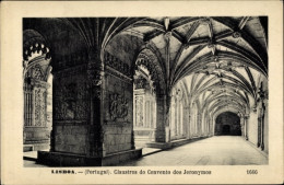 CPA Lisboa Lissabon Portugal, Kloster Von Jeronymos, Konvet, Innenansicht - Autres & Non Classés