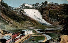 Gletsch Mit Rhonegletscher - Reliefkarte - Obergoms