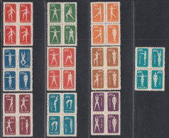 Chine 1952- Timbres Neufs émis Sans Gomme. Yvert Nr.: 933/942 C. Michel Nr.: 146/175- Bloc De 4..... (VG) DC-12576 - Unused Stamps