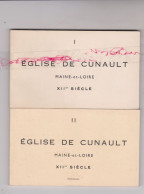 EGLISE DE CUNAULT  Carnet  1 Et 2 - Autres & Non Classés