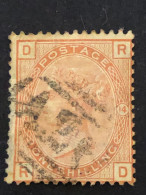 GREAT BRITAIN  SG 163  1s Orange Brown, Plate 14   CV £170 - Oblitérés