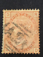 GREAT BRITAIN  SG 163  1s Orange Brown, Plate 14   CV £170 - Used Stamps