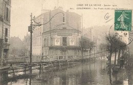 E40 Colombes Crue De La Seine 1910 - Colombes