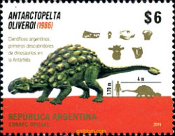 338035 MNH ARGENTINA 2015 DINOSAURIOS - Unused Stamps