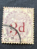 GREAT BRITAIN  SG 159  3d On 3d Lilac, Plate 21   CV £160 - Used Stamps