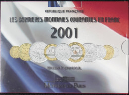 F5200.33 - COFFRET BU - 2001 - 1 Centime à 20 Francs - BU, BE & Estuches