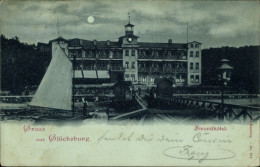 Clair De Lune CPA Glücksburg In Schleswig Holstein, Strandhotel - Autres & Non Classés