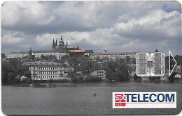 Czech Republic: Spt Telecom - 1993 Prague, Castle And River Moldau - Repubblica Ceca