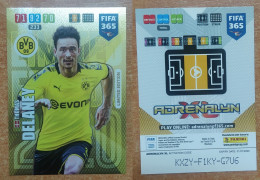 AC - THOMAS DELANEY  BSV BORUSSIA DORTMUND  LIMITED EDITION  PANINI FIFA 365 2020 ADRENALYN TRADING CARD - Tarjetas