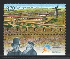 Israel 2010  Yv. 2040, 150th Ann. Outside City Wall Of Jerusalem – Tab - MNH - Unused Stamps (with Tabs)