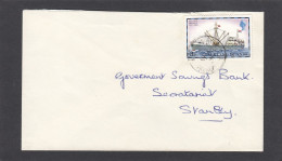 FALKLAND ISLANDS. LETTRE DE PORT STANLEY AVEC TIMBRE " BATEAU MAIL SHIP "MERAK - N". - Other & Unclassified