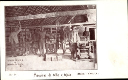 CPA Huila Angola, Maquinas De Telha E Tejolo - Autres & Non Classés