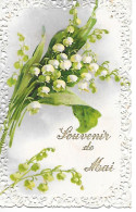 CARTE DENTELLE - Souvenir De MAI  - Muguet - Flowers