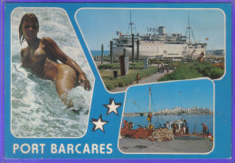 Carte Postale 66. Port Barcares  Bateau Le Lydia  Femme Aux Seins Nues Nudiste Pin-up Très Beau Plan - Port Barcares