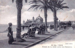 06 - NICE -  Palais De La Jetée Entre Les Palmiers - Autres & Non Classés