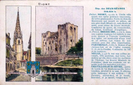 79 - Carte Illustrée Departement  DEUX SEVRES  - Publicité Pastilles Valda - Geographie - Illustrateur - Other & Unclassified