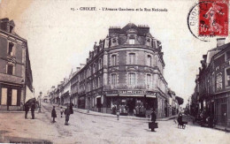 49 - Maine Et Loire -  CHOLET -  L Avenue Gambetta Et La Rue Nationale - Cholet